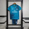 2017/2018 Retro Real Madrid Third Away Football Shirt Kids Size 1:1 Thai Quality