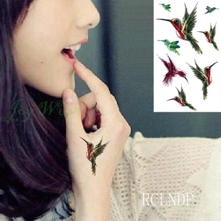 Waterproof Temporary Tattoo Sticker Feather fly bird Flash Tatoo Fake Tatto arm leg Wrist Foot hand shoulder For Girl Men Women