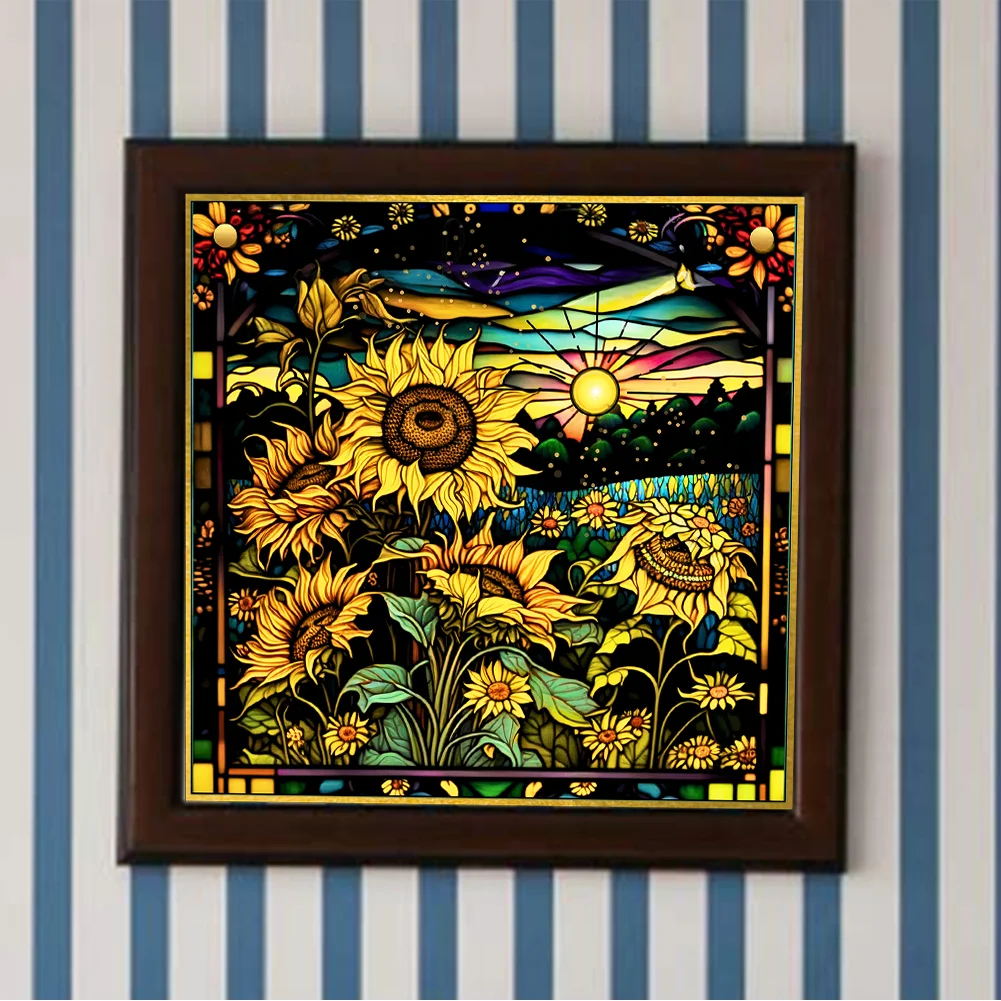 Diamond Painting - Full Round Drill - Sunflower(Canvas|30*30cm)