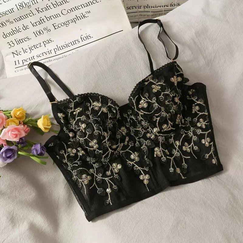 robbie bustier crop top