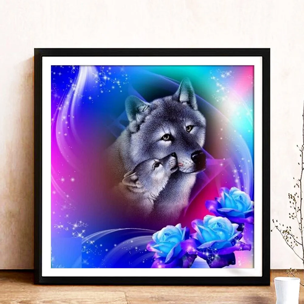 Diamond Painting - Full Round Drill - Wolf(30*30cm)