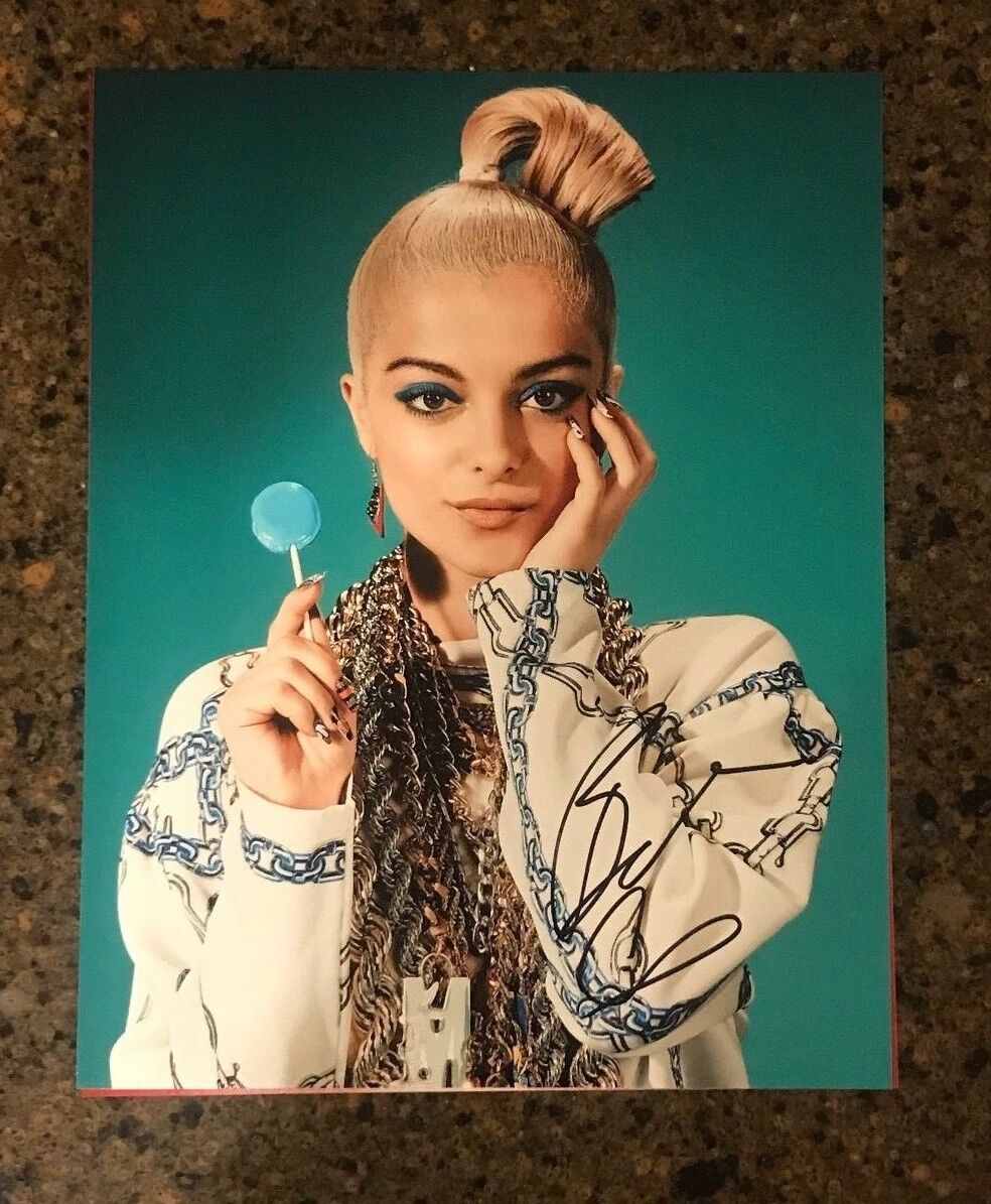 * BEBE REXHA * signed autographed 11x14 Photo Poster painting * I'M A MESS * MEANT TO BE * 2