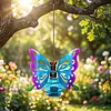 LED Solar-Powered Hanging Animal Lights Waterproof Outdoor Solar Hanging Lantern Auto On/Off Creative Small Sculpture Lights for Garden Backyard Balcony Porch Decor
