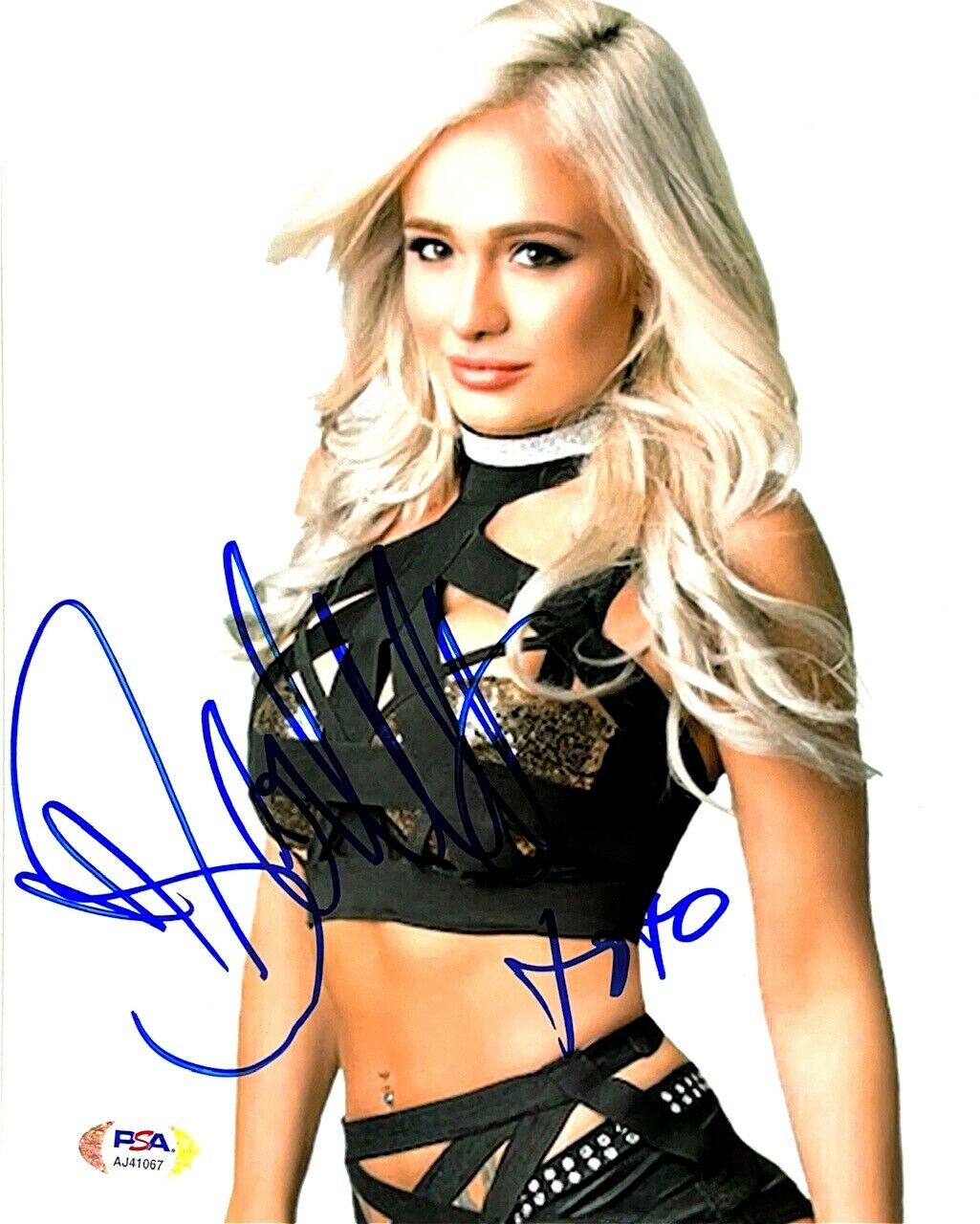 WWE SCARLETT BORDEAUX HAND SIGNED AUTOGRAPHED 8X10 Photo Poster painting WITH PROOF & PSA COA 3