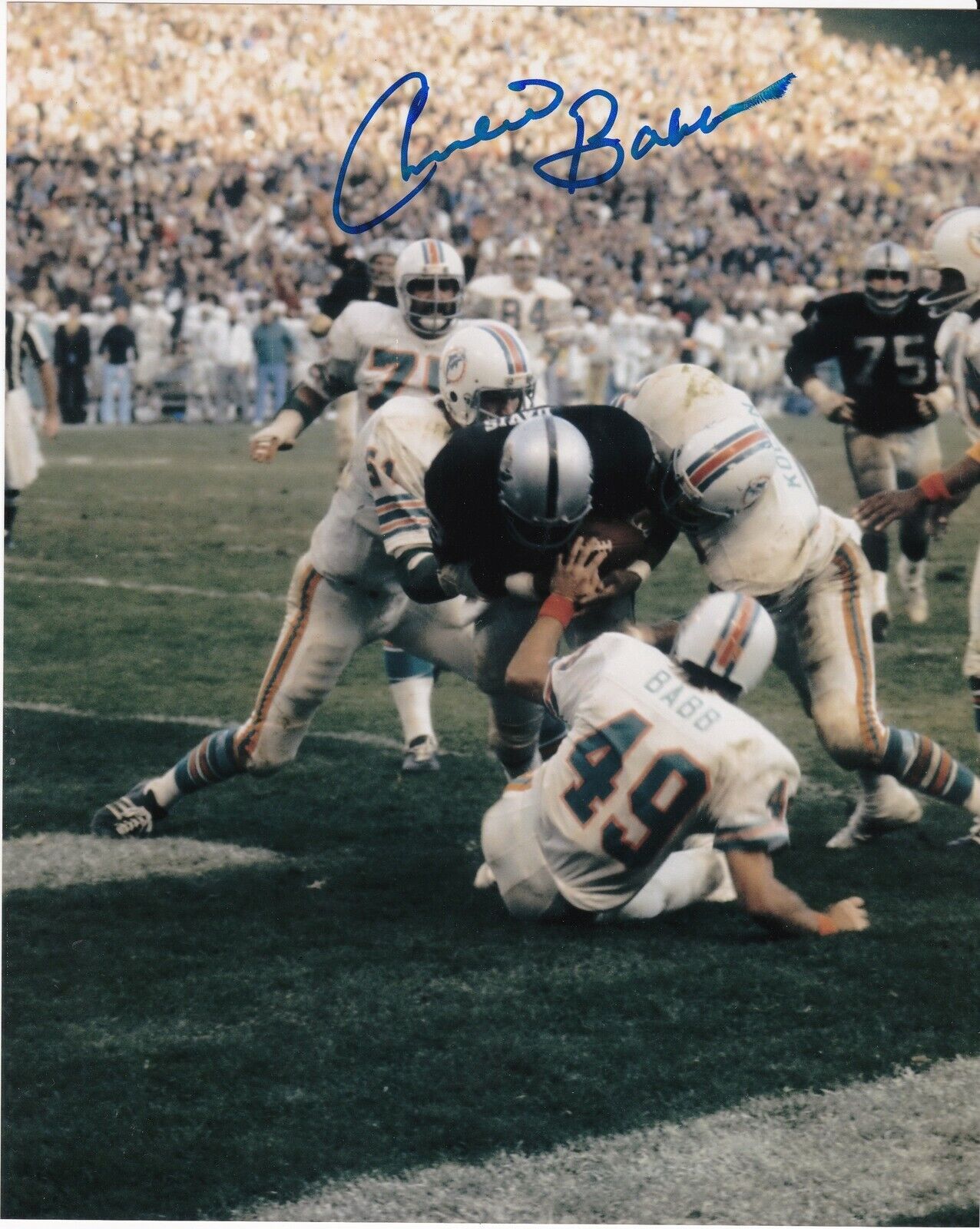 CHARLIE BABB MIAMI DOLPHINS SEA OF HANDS