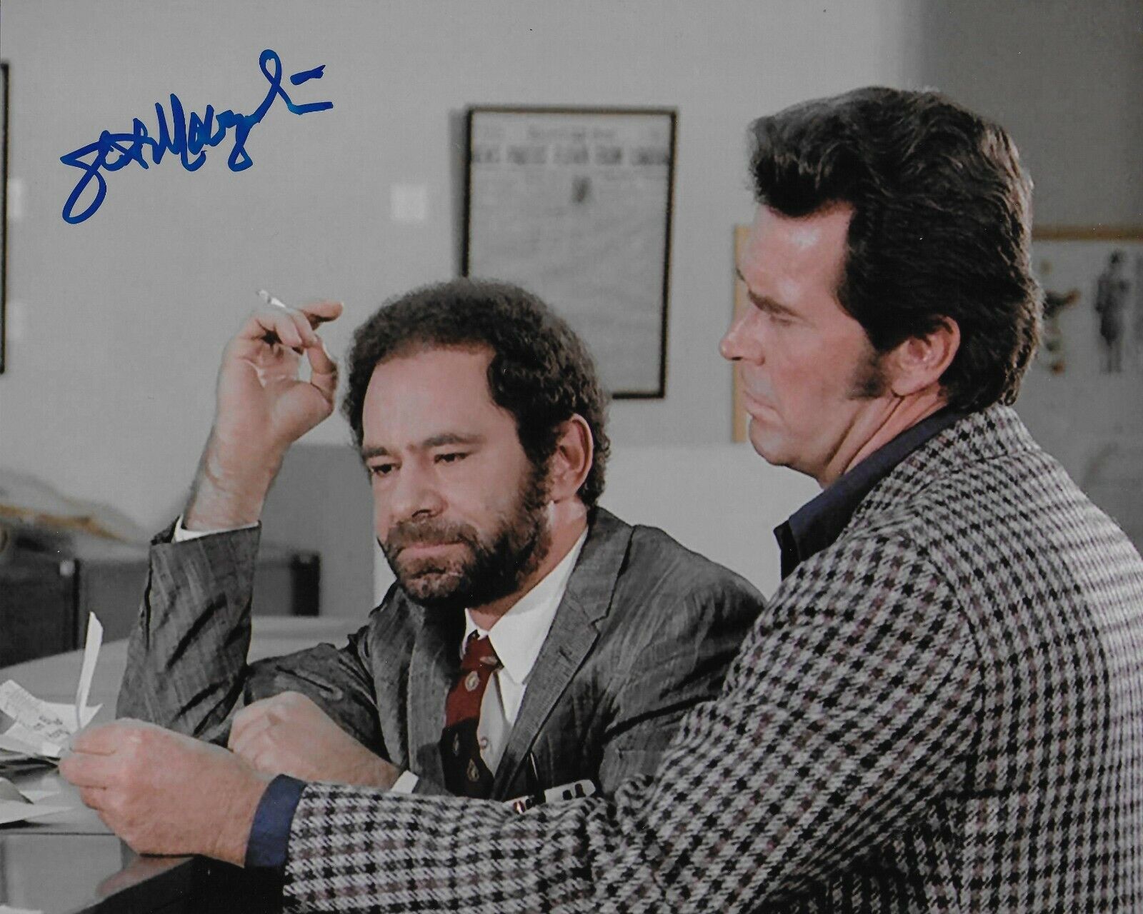 Stuart Margolin Rockford Files Original Autographed 8X10 Photo Poster painting #4