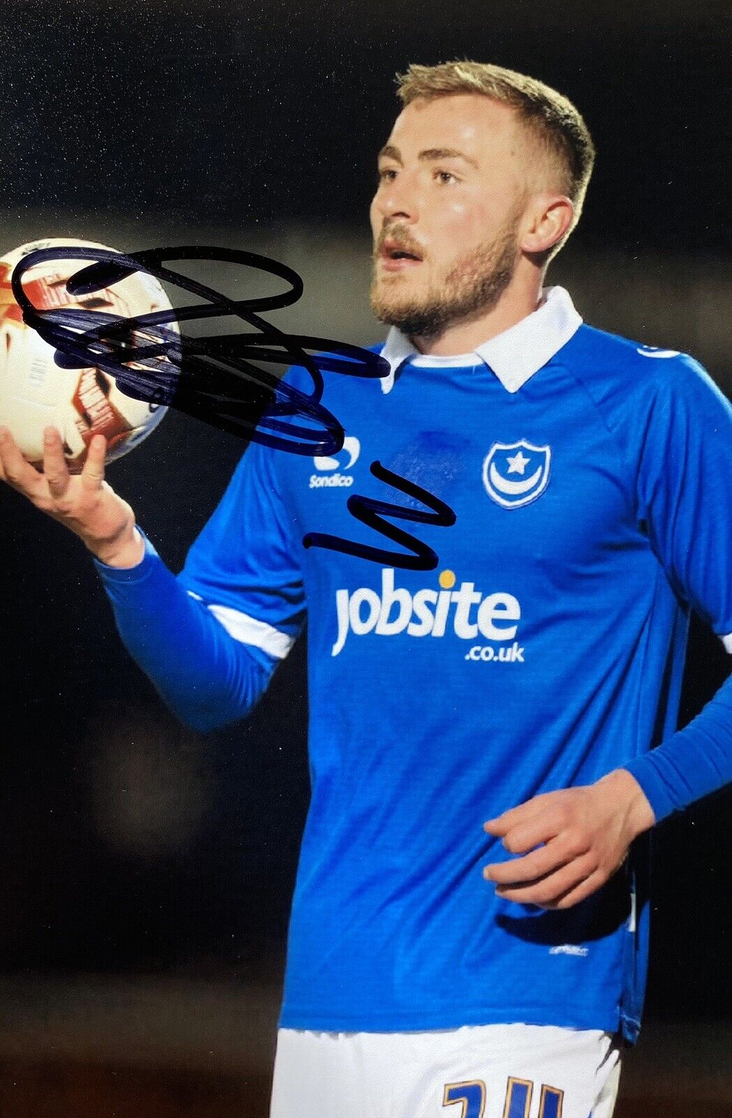 Dan Butler Genuine Hand Signed 6X4 Portsmouth Photo Poster painting 2