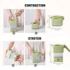 Foldable Electric Kettle for Travel - 500ML Electric Silicone Water Boiler, Collapsible Heater Kettle with Stainless Steel Bottom and Keep Warm, Folding Electric Kettle for Indoor, Outdoor, 600W
