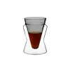 DW Double-Layer Glass Coffee Cup hHand-Brewed Coffee Tasting And Smelling Cup Ltalian Espresso Cup Glass Cup