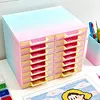 16Pcs Rhinestone Tray Storage Rack Set Large Capacity Diamond Painting Storage Tray Stackable Drilling Disc Rack for DIY Crafts Rhinestones Sorting Trays