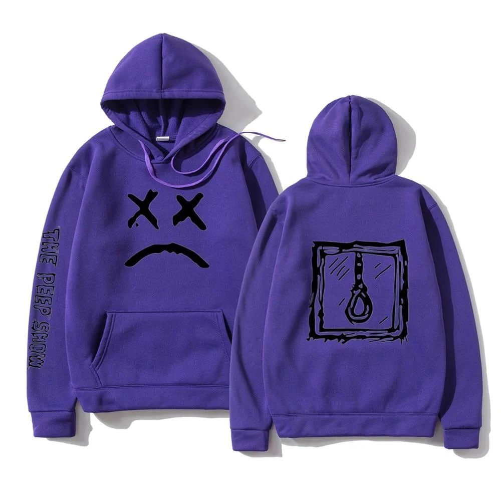 Lil Peep Hoodies Love lil.peep Sweatshirt Happy Smiling Face Print men Women Pullover Hoodies