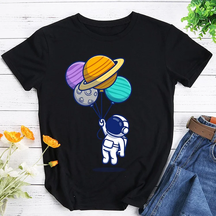 Funny space astronaut T-Shirt Tee -603981-Annaletters