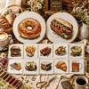 12pcs Gourmet Food-11CT Stamped Cross Stitch Set 12.5*12.5cm/4.92*4.92in tapestrymarket