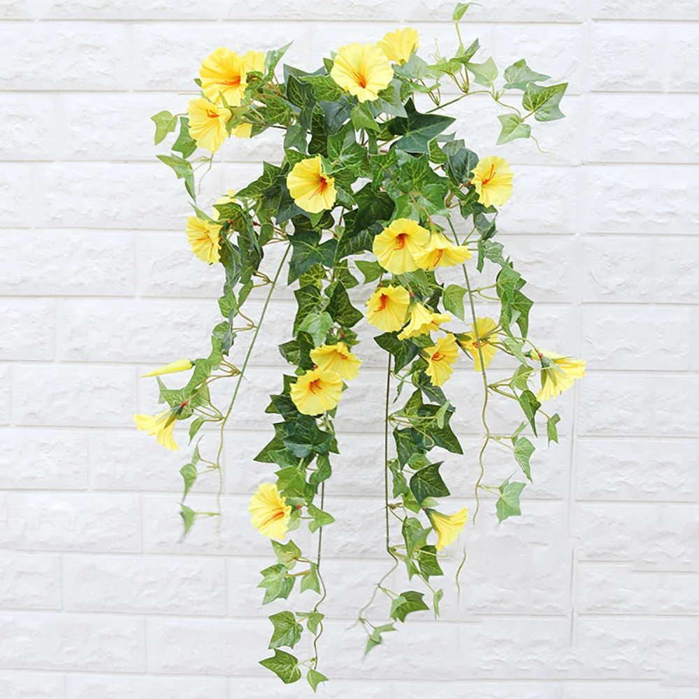Simulation morning glory flower living room decoration props