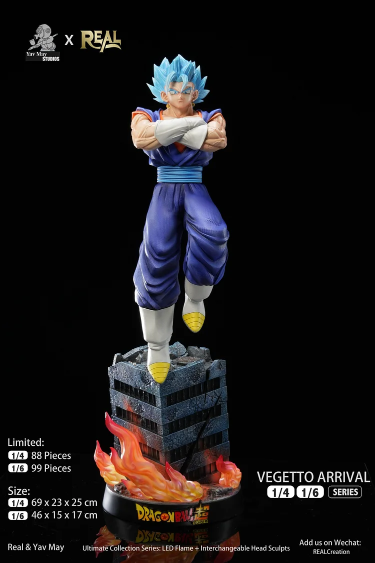 Banpresto Dragon Ball Super Vegito Final Kamehameha Version 1 Super Saiyan  God Super Saiyan Vegito Figure Blue - US