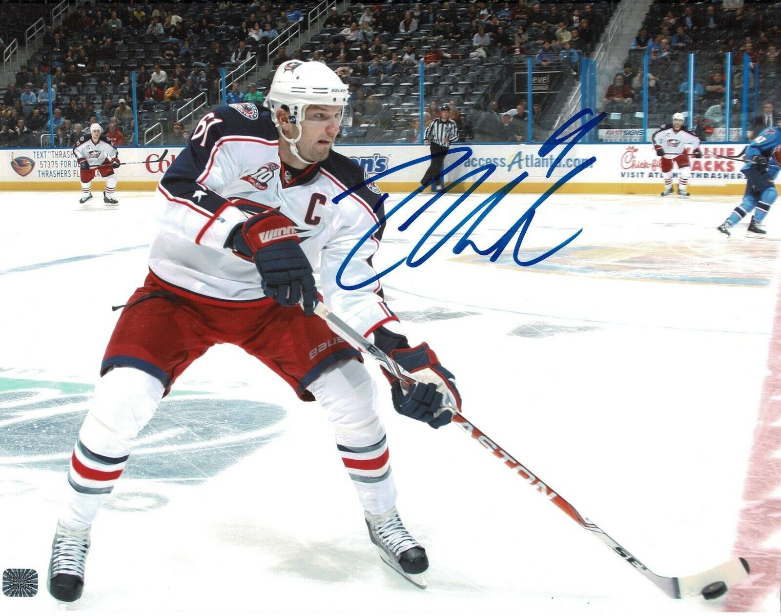 Rick Nash signed autographed 11x14 Photo Poster painting! AMCo! 9317