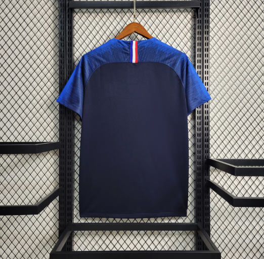 Retro version 2018 World Cup France home Football T-Shirt