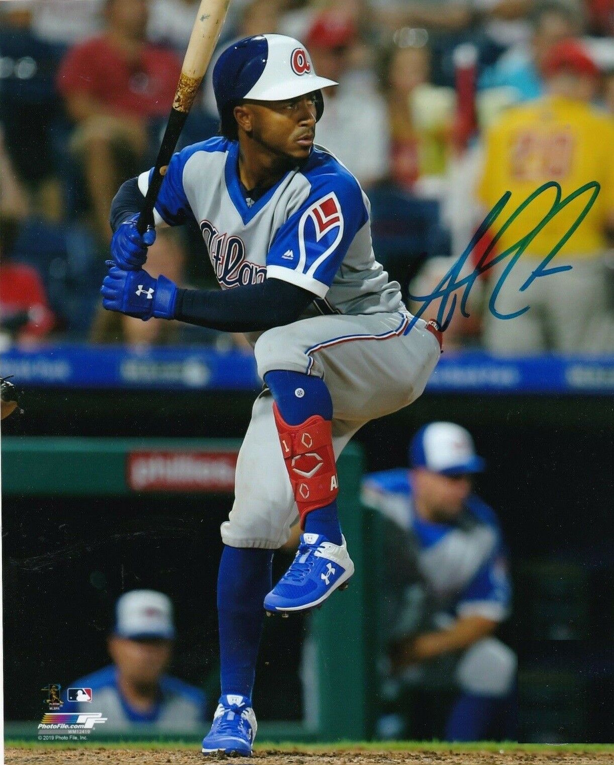 Ozzie Albies Autographed Signed 8x10 Photo Poster painting ( Braves ) REPRINT