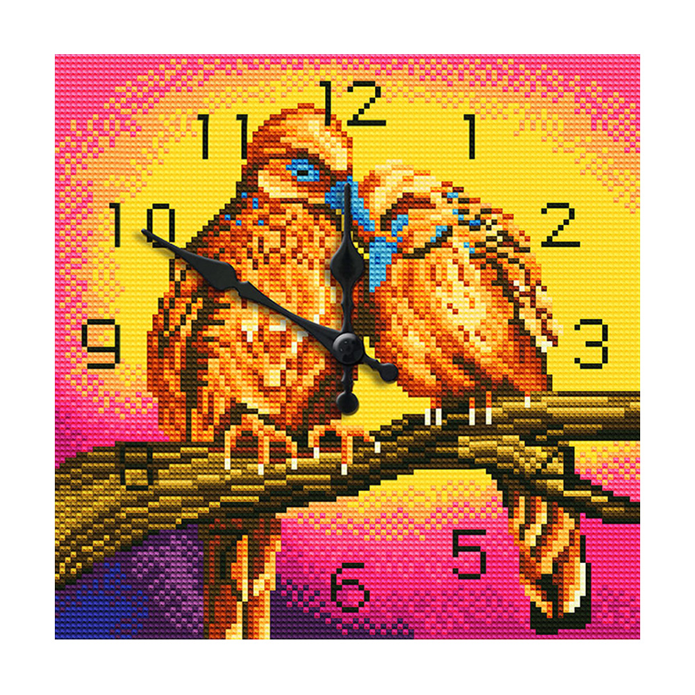 

Bird - 5D DIY Craft Clock - 35*35CM, 501 Original