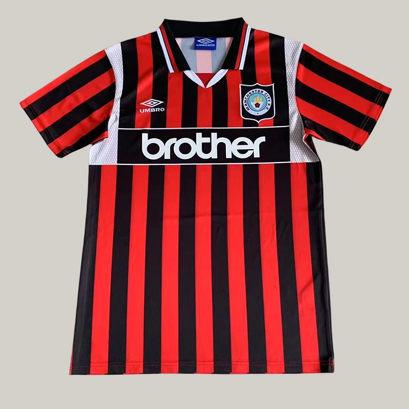 1996/1997 Retro Manchester City Away Football Shirt
