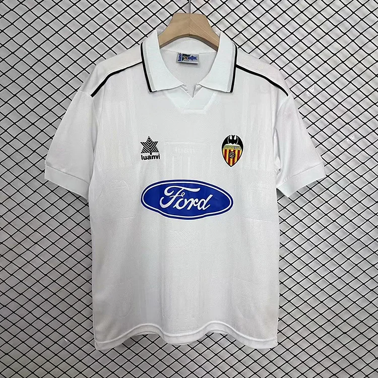 1996/1997 Valencia Home Retro Jersey