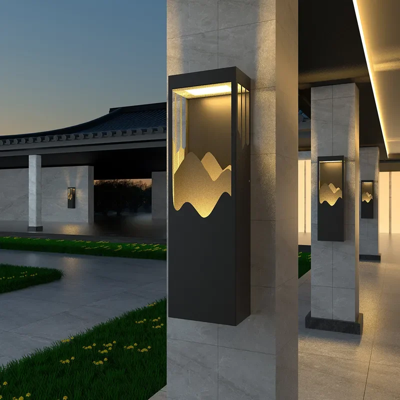 Layered Cuboid LED Outdoor Sconce JOSENART Josenart