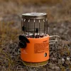 2 in 1 Multifunctional Heater 2000w Power With 3 Modes 360 Degree Radiant Heating Portable Camping Lightweight Backpacking Stove