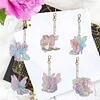 6pcs Fairy Shoes Double Sided Special Shape Diamond Painting Keychains
