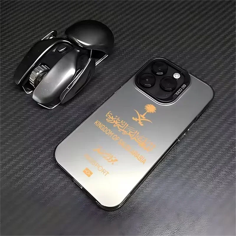 Aonga Saudi Arabia Passport Phone Case For iPhone 16 15 14 Pro Max 13 12 Pro 11 15 Plus X XS XR 7 8 SE 2 3 Matte Shockproof Back Cover aonga