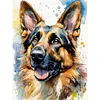 German Shepherd-11CT Stamped Cross Stitch 40*53cm tapestrymarket