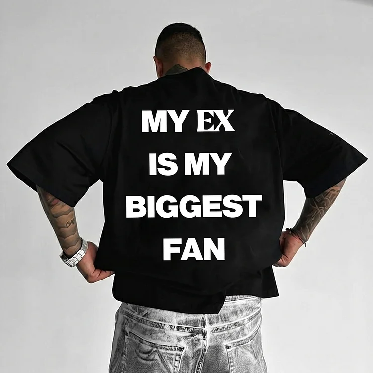 Unisex Fashionable Fun Text Print Crew Neck Pullover Txu