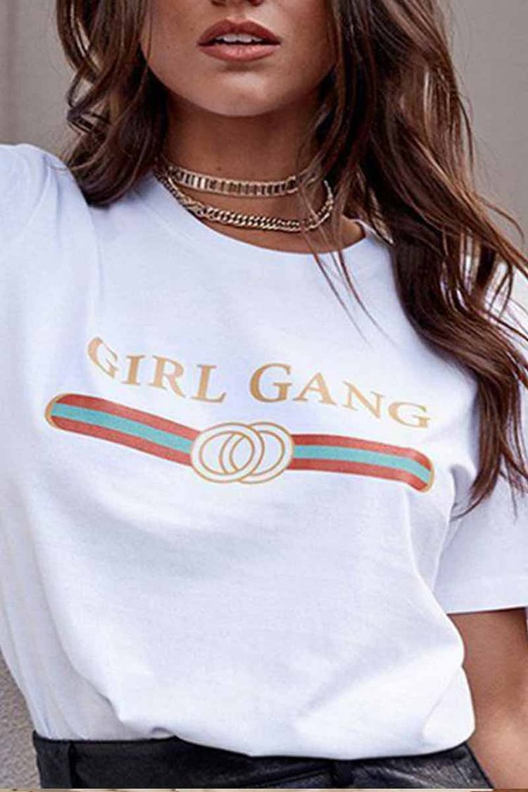 Girl Gang Round neck T-shirt
