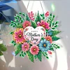 Diamond Painting Mother Day Wreath Pendant For Window Door Garden Decor