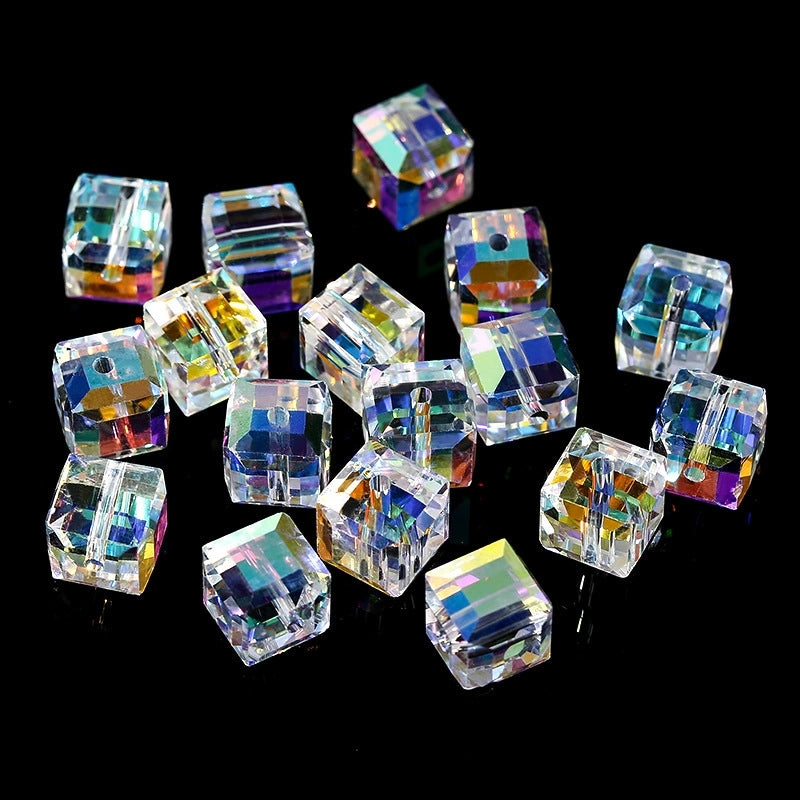 100 PCS/Package 50 PCS/Package Glass Solid Color Beads