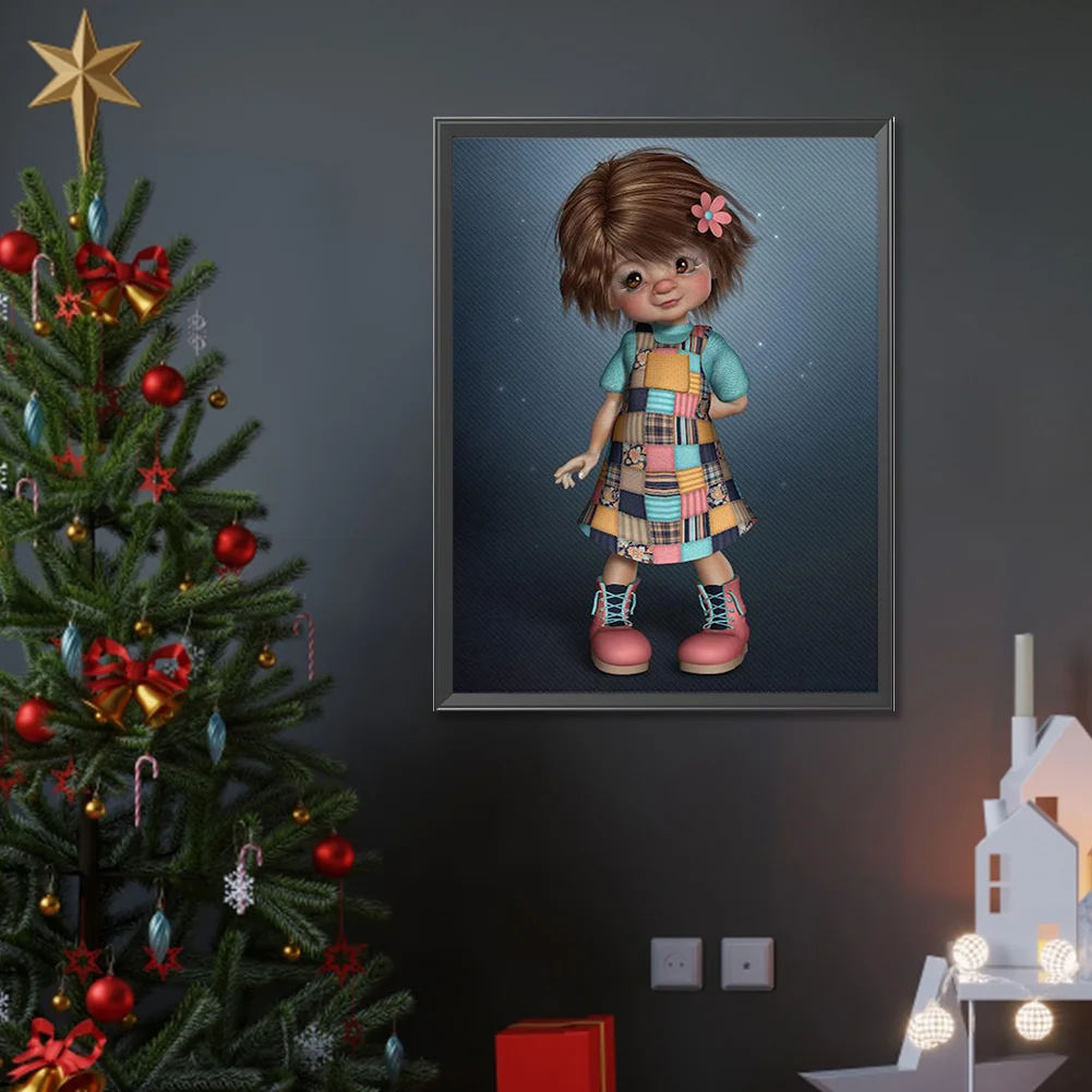 Diamond Painting - Full Round Drill - Elf Doll(Canvas|30*40cm)