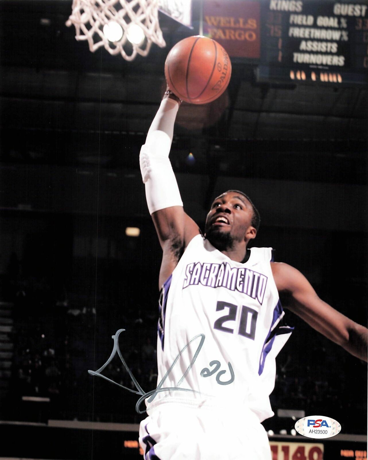 Donte Greene signed 8x10 Photo Poster painting PSA/DNA Sacramento Kings Autographed