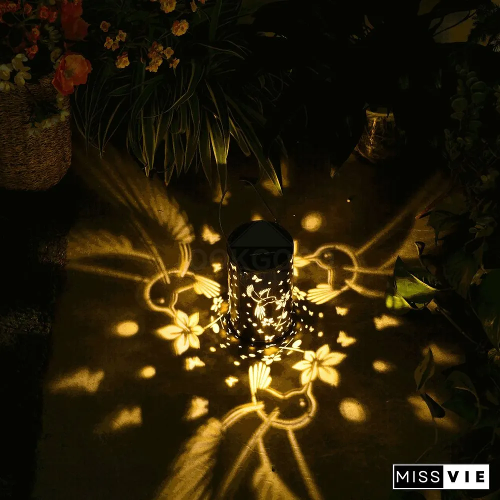 Waterproof Solar Metal Lantern For Outdoor Decoration
