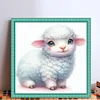Cute Sheep-18CT Stamped Cross Stitch 20*20cm/7.87*7.87in