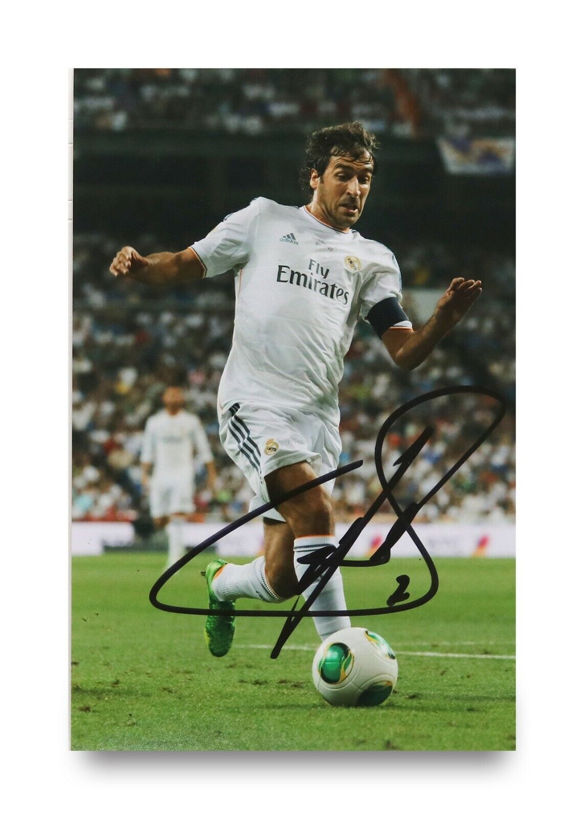 Raul González Blanco Signed 6x4 Photo Poster painting Real Madrid Autograph Memorabilia + COA