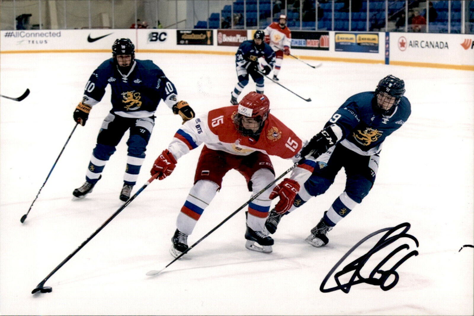 Daniil Gushchin SIGNED autographed 4x6 Photo Poster painting TEAM RUSSIA / SAN JOSE SHARKS