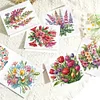 6pcs DIY Blossom Diamond Art Greeting Cards 5D Rhinestone Arts Birthday Card