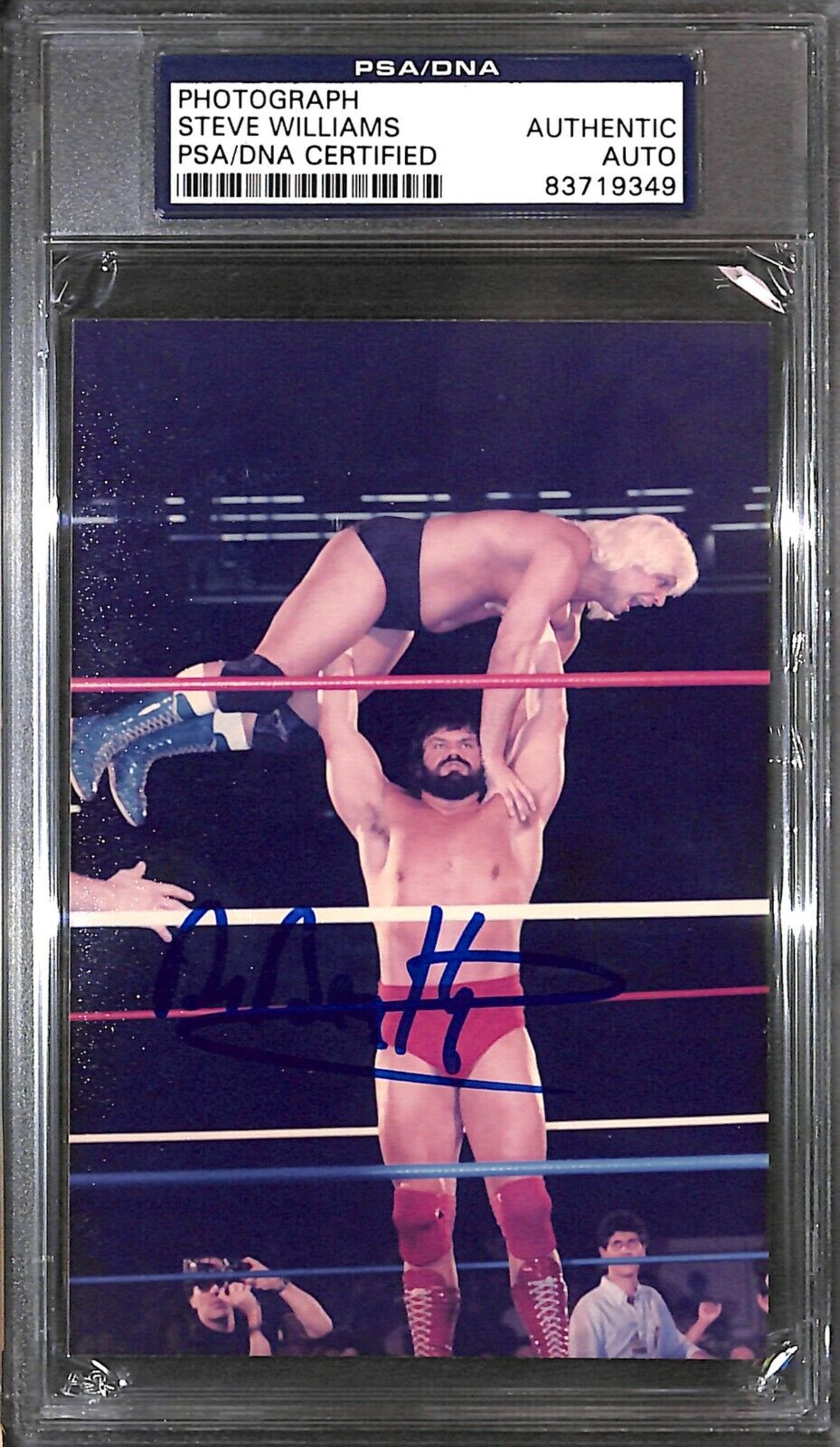 Dr Death Steve Williams Signed Original 3x5 Candid Photo Poster painting PSA/DNA WWE Autograph 2