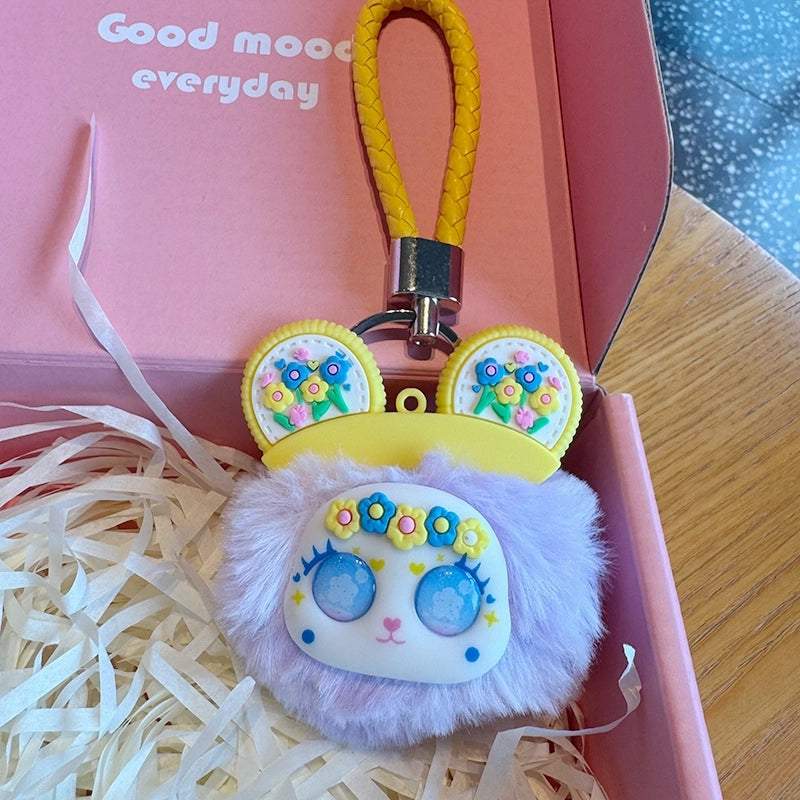 Cartoon Style Cute Cartoon Character Bear Plush Unisex Bag Pendant Keychain
