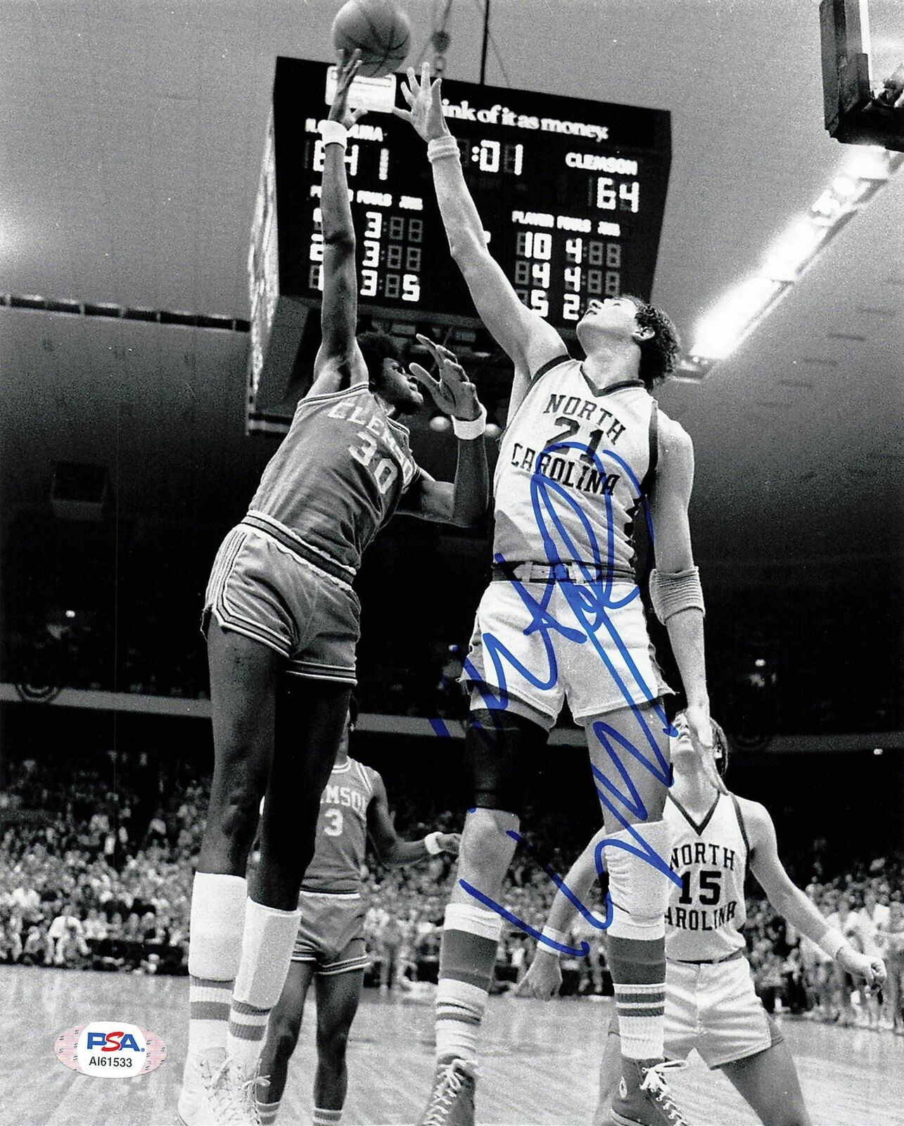 MITCH KUPCHAK Signed 8x10 Photo Poster painting PSA/DNA North Carolina Autographed