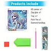 Cartoon Einhorn 5d DIY Diamant Kunst Malerei Kits Teilbohrer Edelstein Kunst 30x30cm