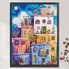 Colorful Cabin-11CT Stamped Cross Stitch 45*60cm/17.72*23.62in(Big Size)