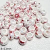 Red Serie Ceramic Beads DIY Bracelet Necklace Accessories