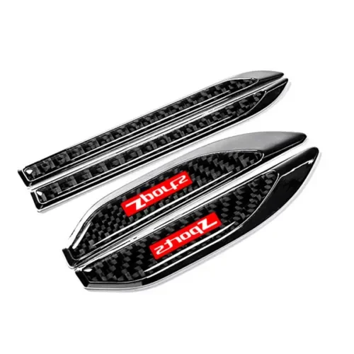 Dronehint Pair Fender Side Wing Emblem Badge Trim Stickers for Car Body Door Decor Parts  (For: Acura) Parts