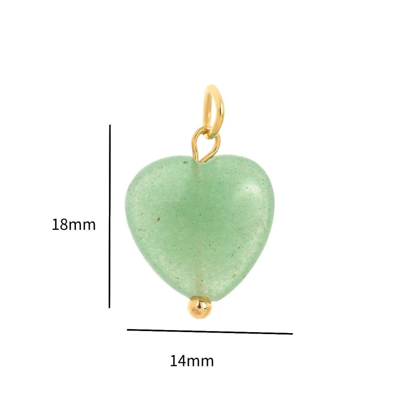 1 Piece 14*18MM 304 Stainless Steel Zircon Geometric Polished Pendant Jewelry Accessories