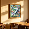 Butterfly Flower Z 5D Partial Drill DIY Diamond Painting Kit 30*30cm